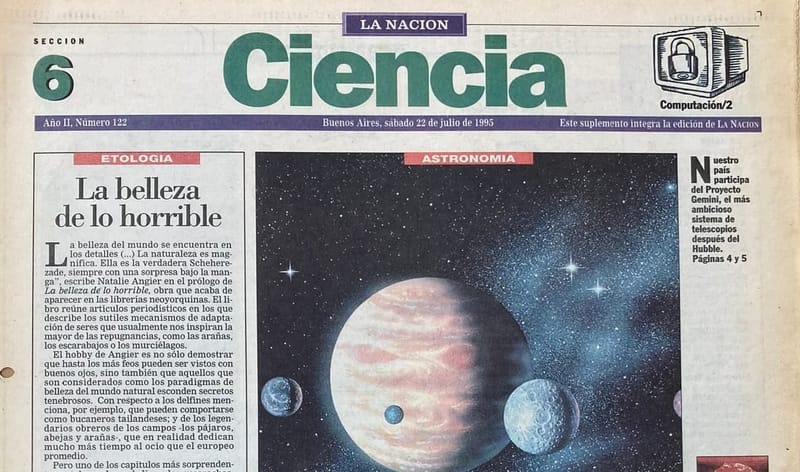 Telescopios GEMINI | La Nación 22/7/1995