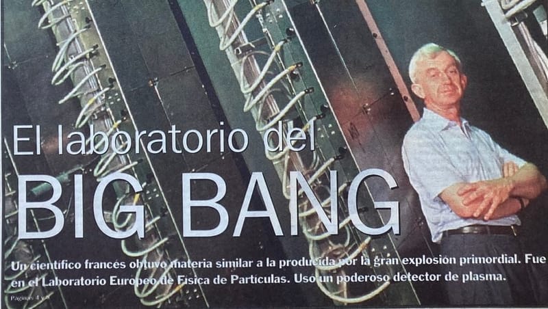 CERN y Big Bang | Clarín 3/12/1996