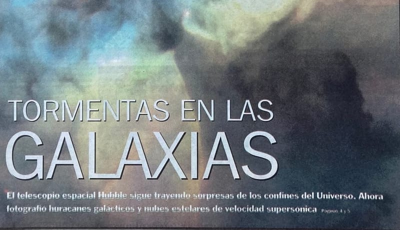 Galaxias | Clarín 25/3/1997