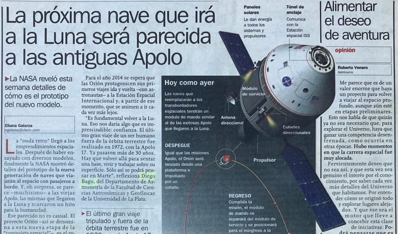 Orion | Clarín 25/11/2006