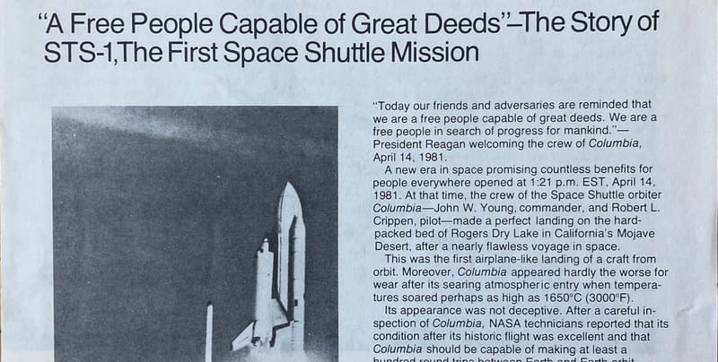 STS-1 | Reporte de Misión