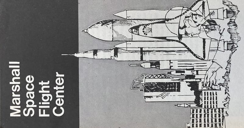 Folleto del Centro Espacial Marshall