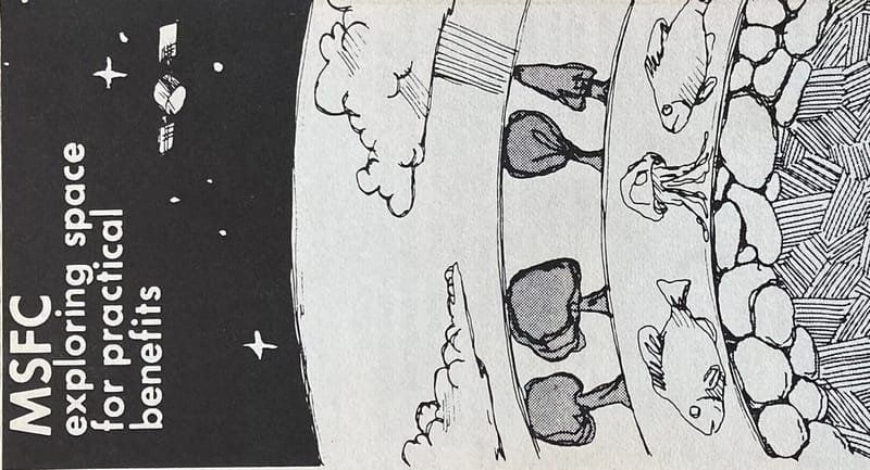 Folleto del Centro Espacial Marshall