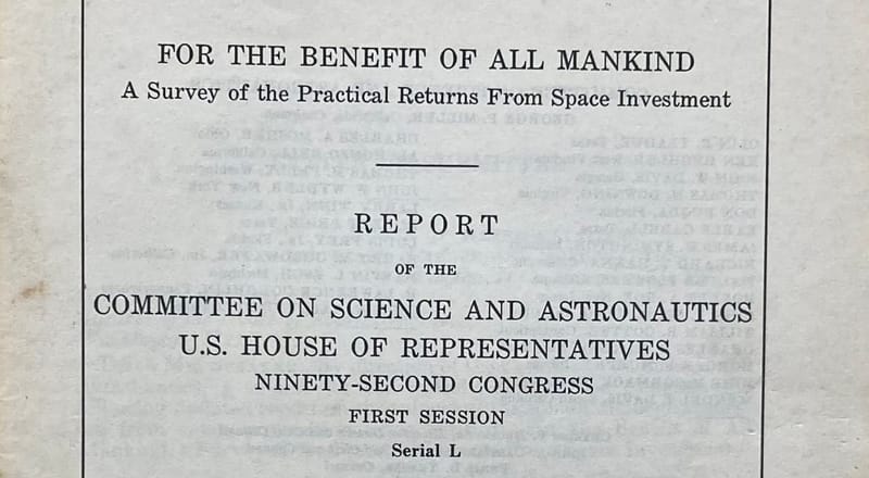 Investig. Espacial - Beneficios | 1971