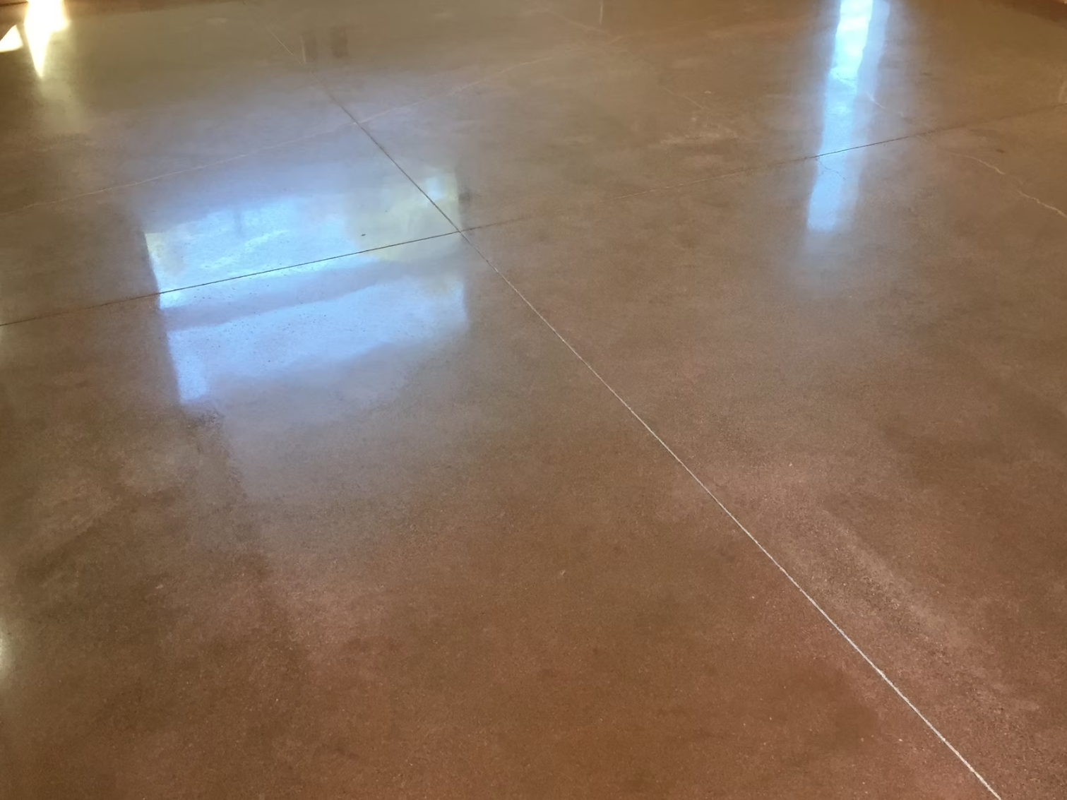 Diamond polished concrete floors in Sonoma and Marin county, California