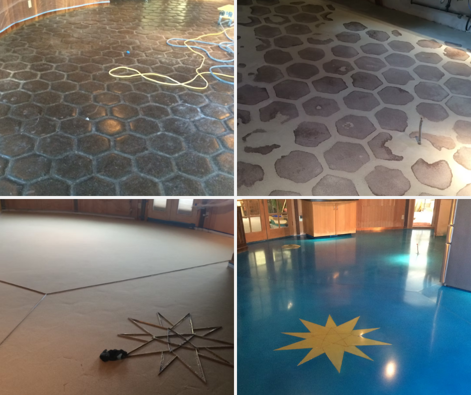 Concrete floor remodeling in Marin and Sonoma County, CA
