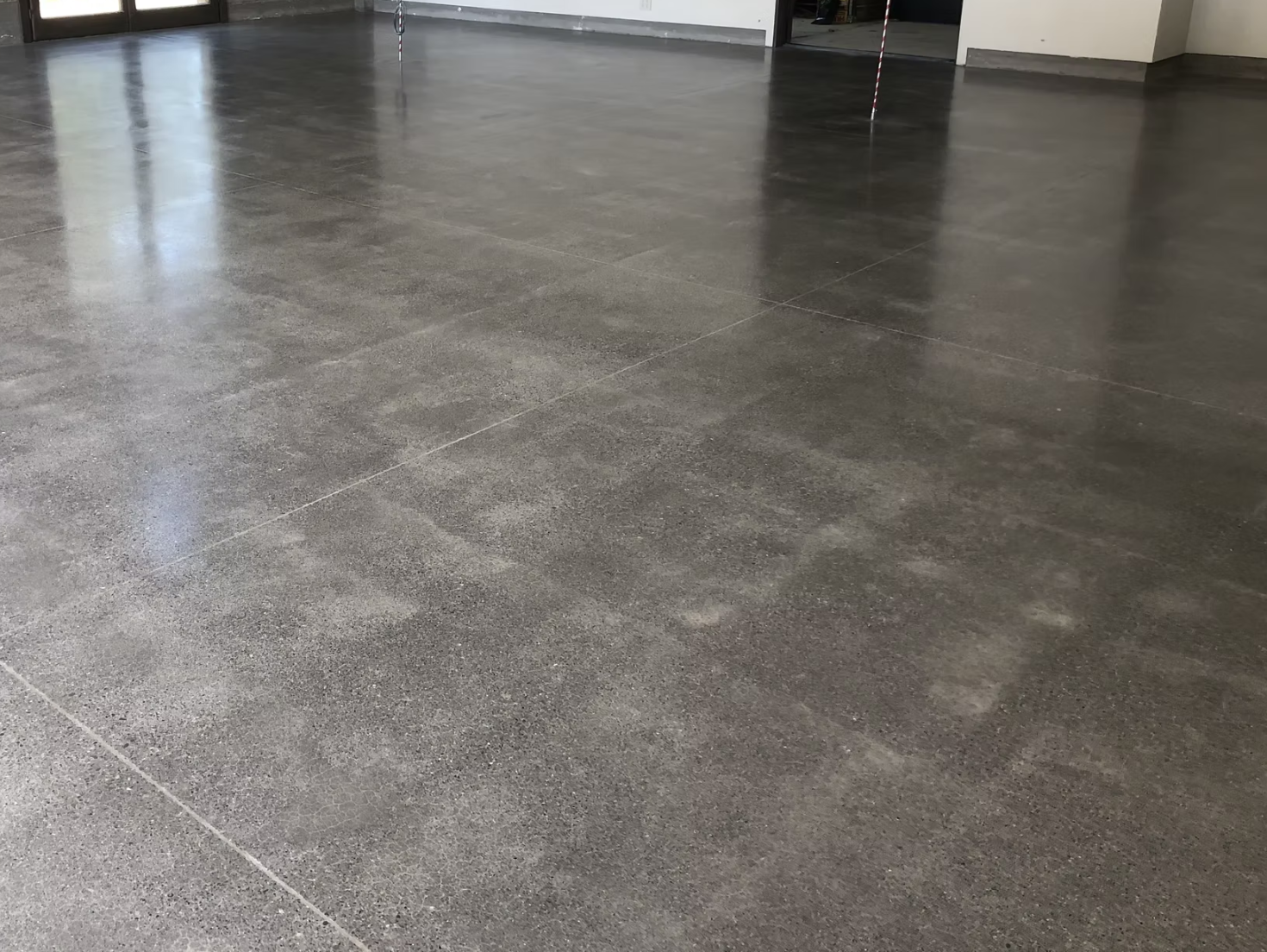 Honed polished concrete floors in Sonoma and Marin County, California
