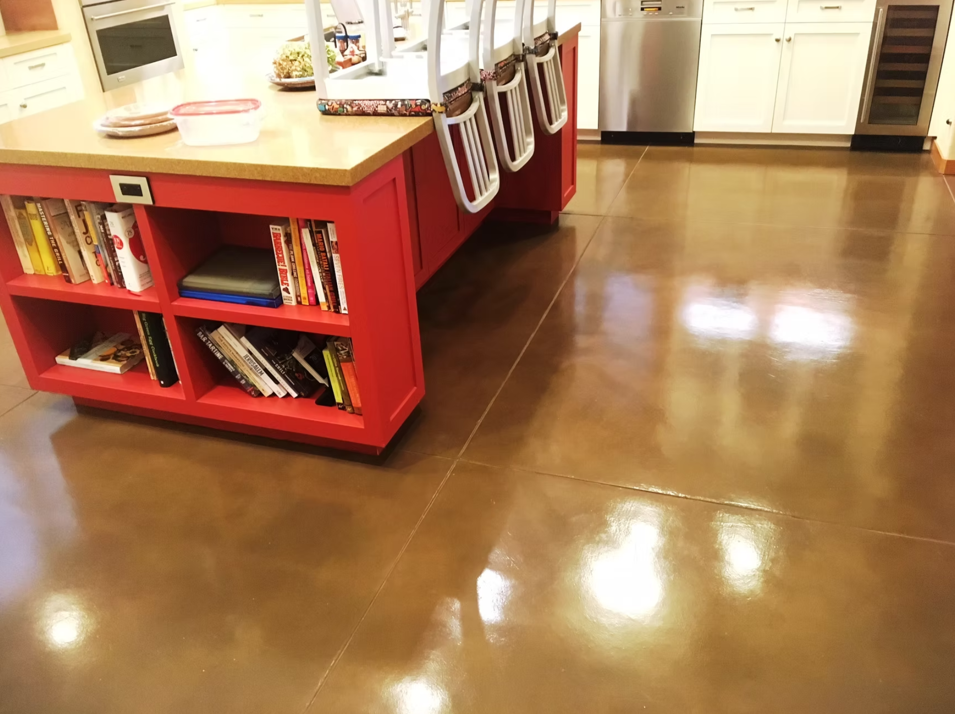 Concrete floor resealing in Sonoma and Marin County, CA