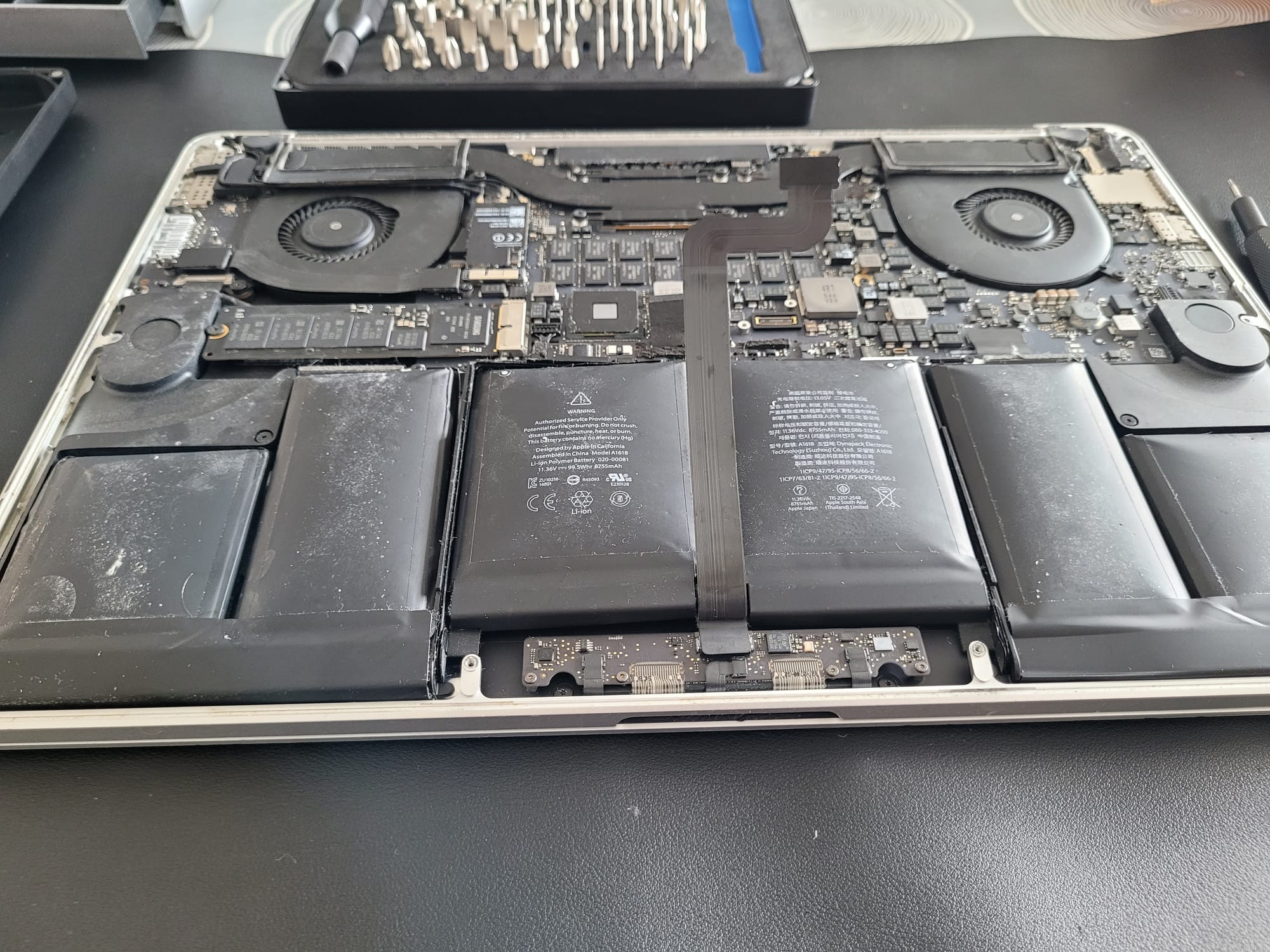 Net op tijd batterij unit kunnen vervangen !
