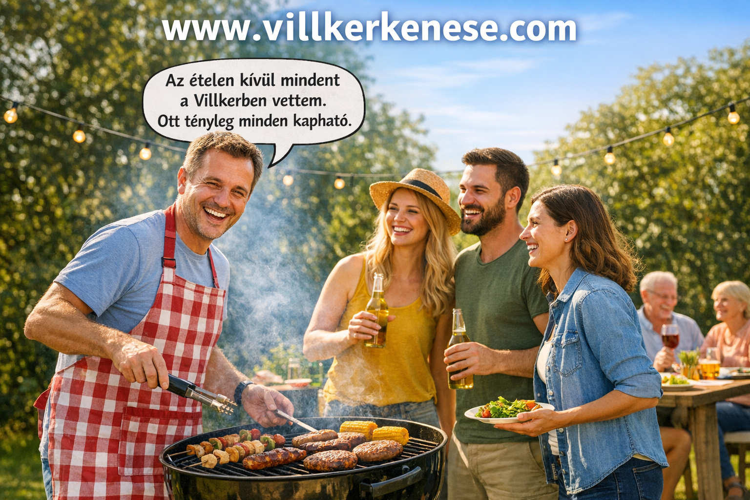 Nyakunkon a grillszezon.