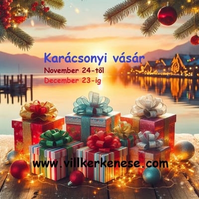 Karácsonyi vásár a Villker-nél!