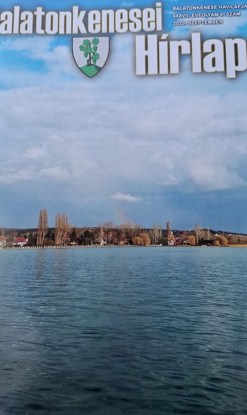MEGJELENT A BALATONKENESEI HÍRLAP SZEPTEMBERI SZÁMA.