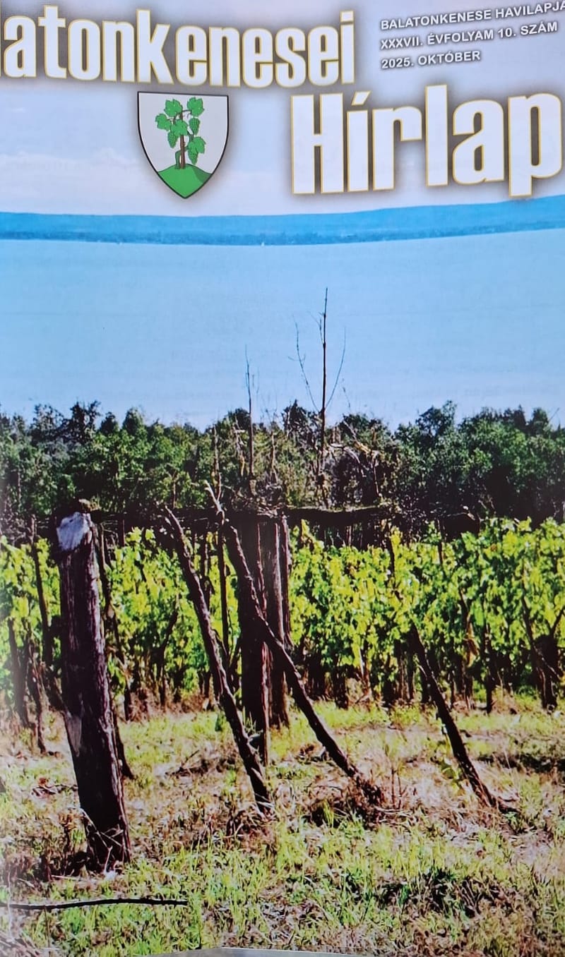 MEGJELENT A BALATONKENESEI HÍRLAP OKTÓBERI SZÁMA