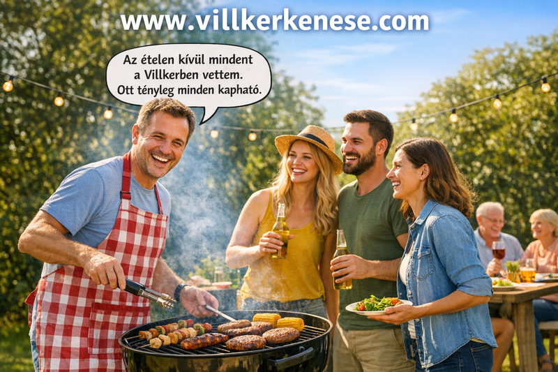 Nyakunkon a grillszezon.