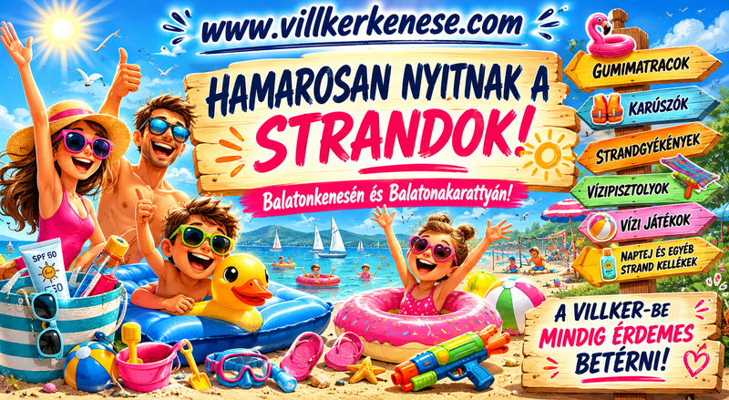 Hamarosan nyitnak a strandok.