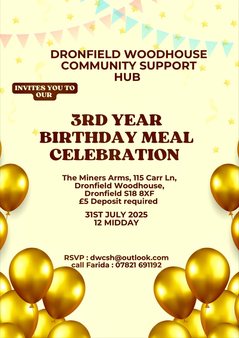 3rd Year Hub Birthday celebration at the miners arms