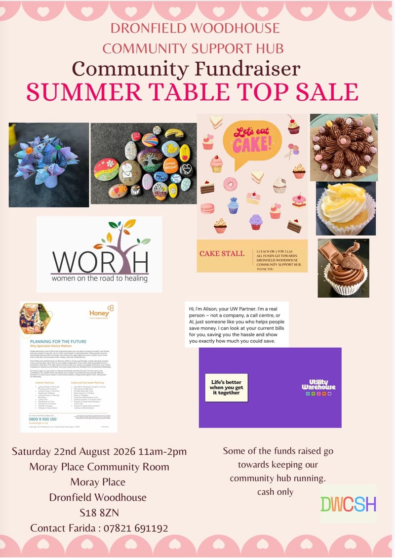 Summer table top fundraiser