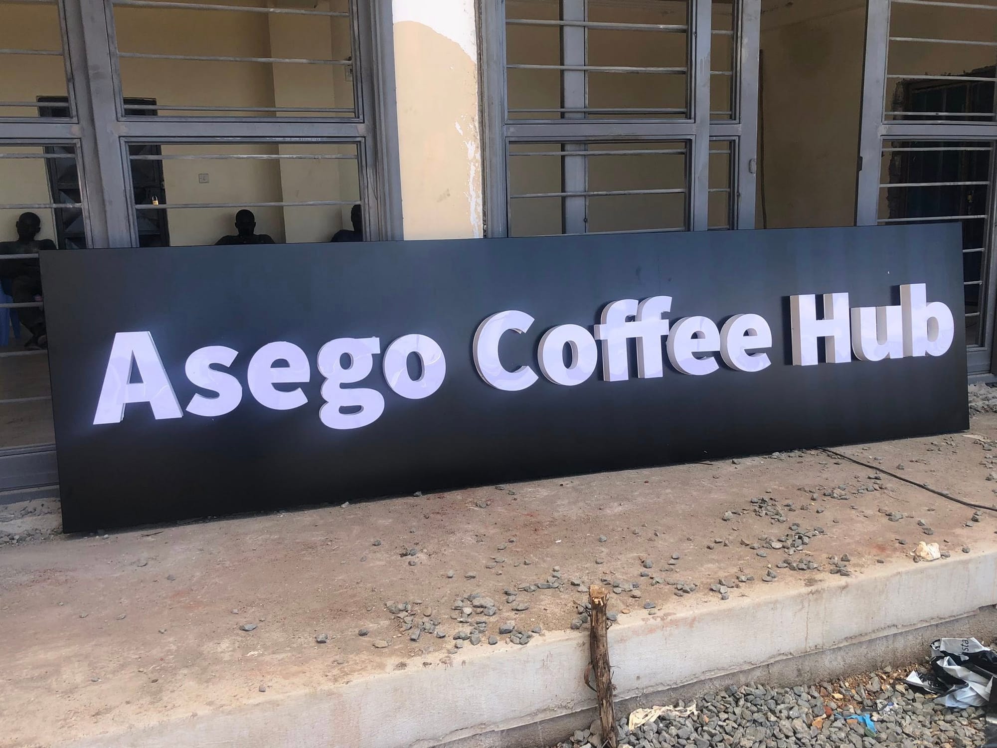 ASEGO COFFEE HUB 3D LIGHTING SIGNAGE