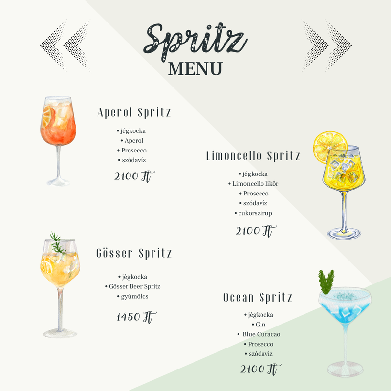 Spritz Menü