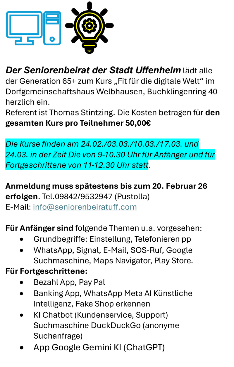 Fit für die digitale Welt