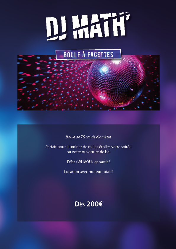 Boule à facettes
