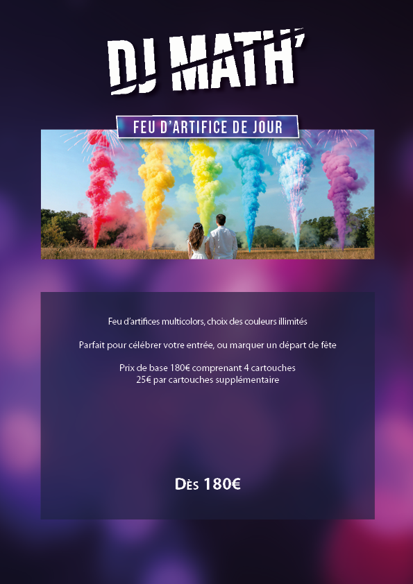 Feu d’artifice de jour