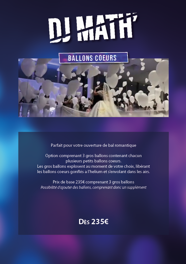 Ballons coeurs