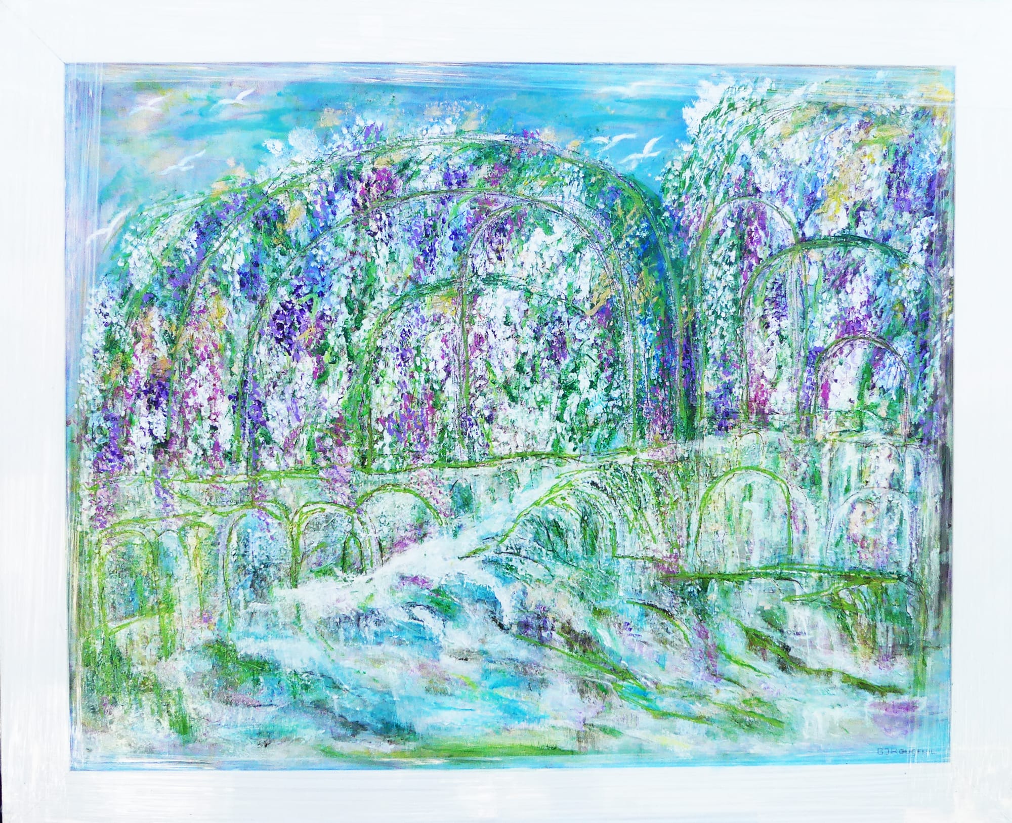 N° 284 été sous les Glycines