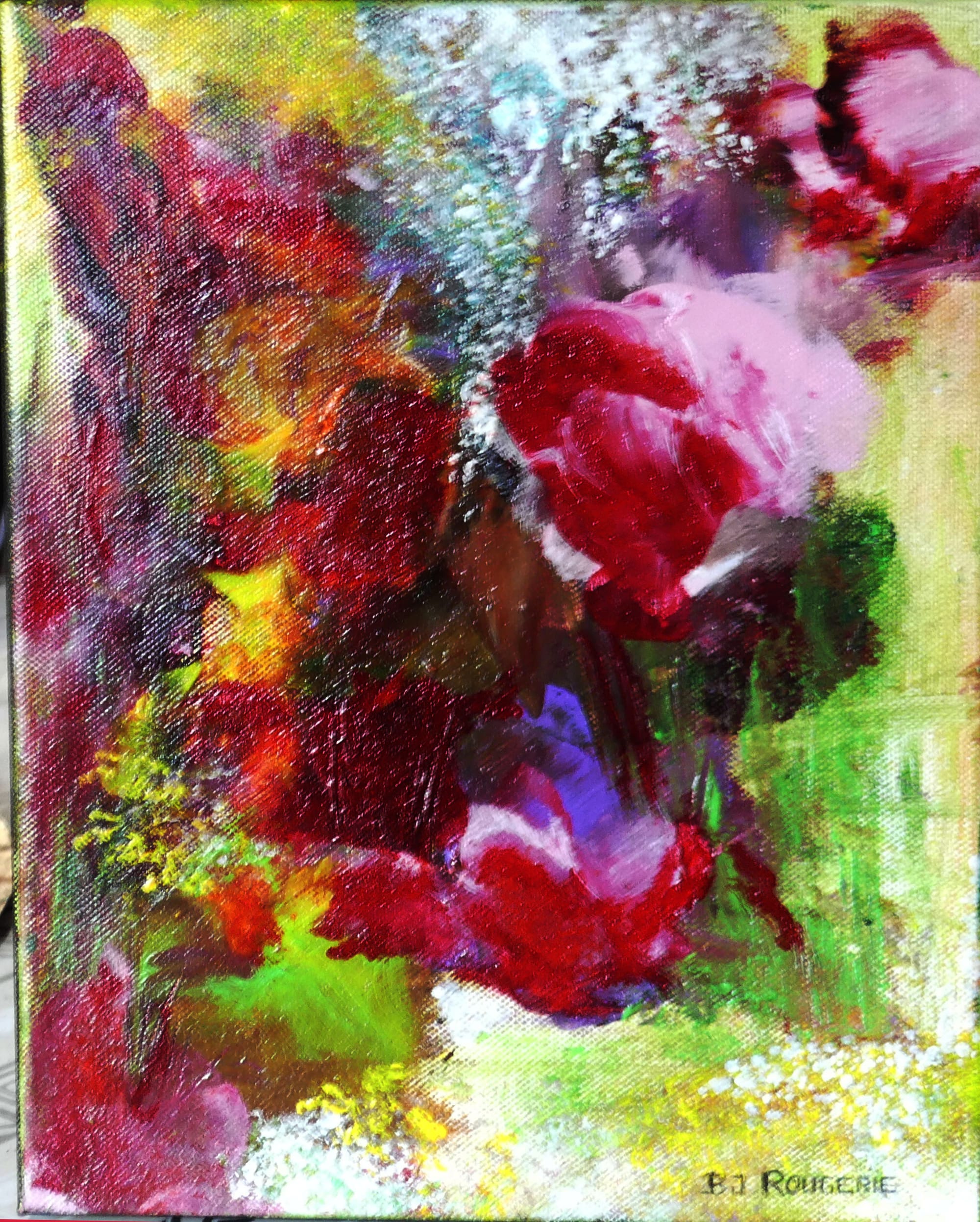 N° 712 Fleurs rouges