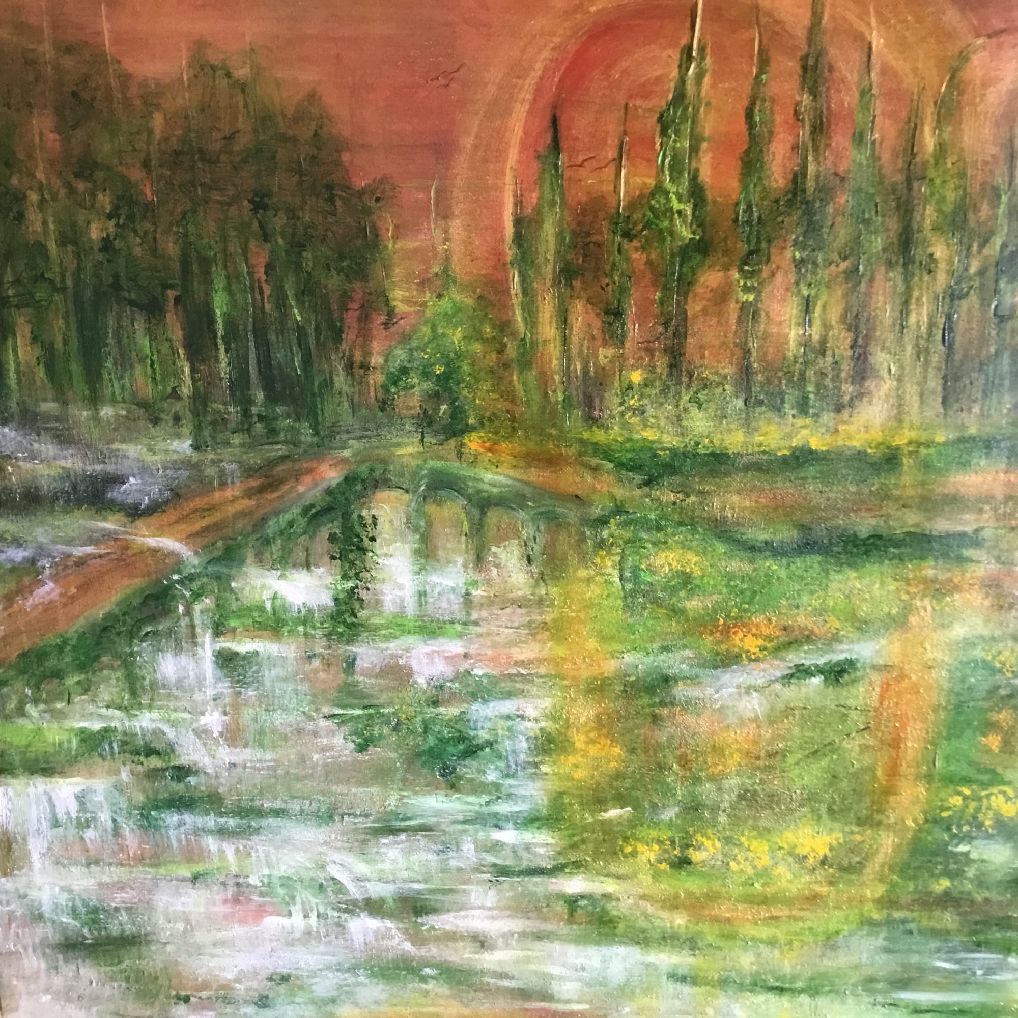 N° 157 couché d soleil sur le Canal