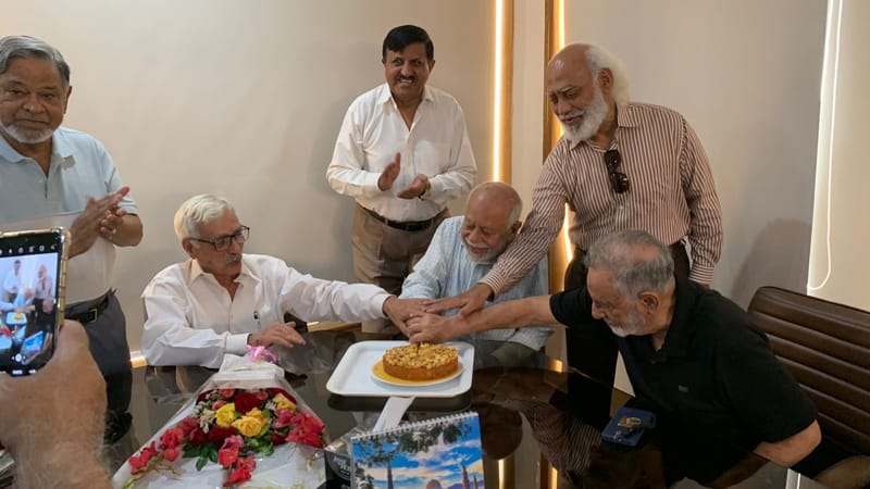 Navy League Honours Captain M. A. A. Siddiqui on His 83rd Birthday