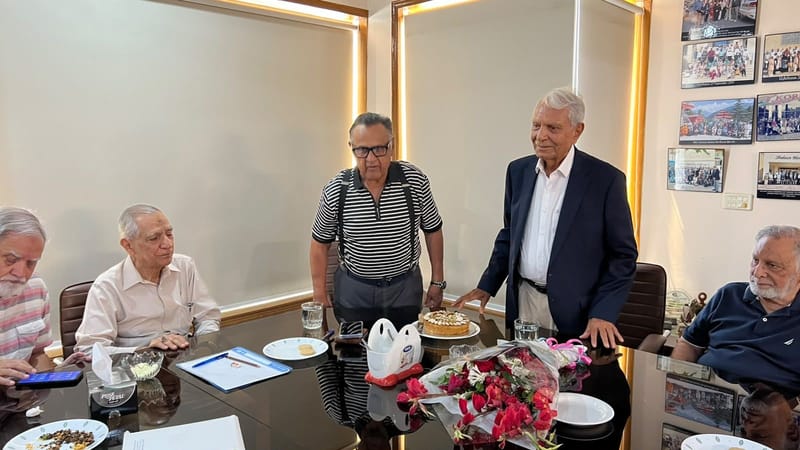 The Navy League Celebrates the 87th Birthday of Air Commodore (Retd) Zahid Raza