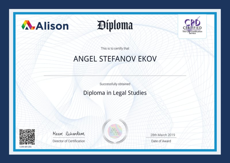 Diploma Legal Studies