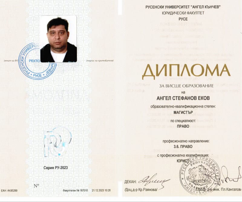 Diploma Master in de rechten en jurist