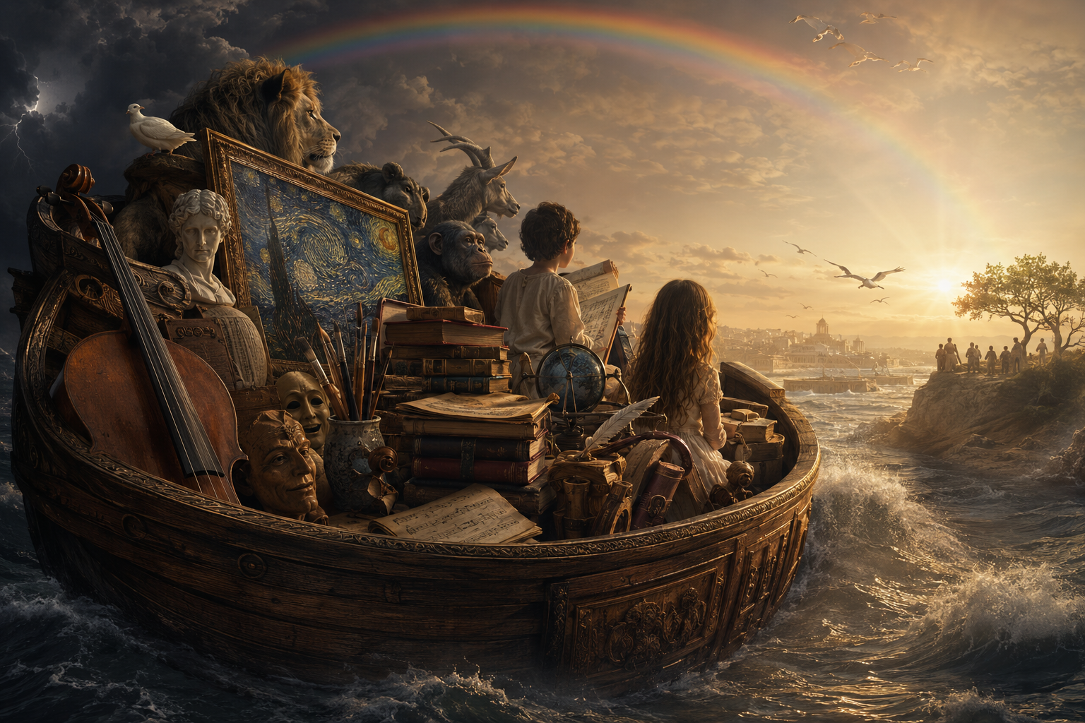 Art as the ark of humanity.