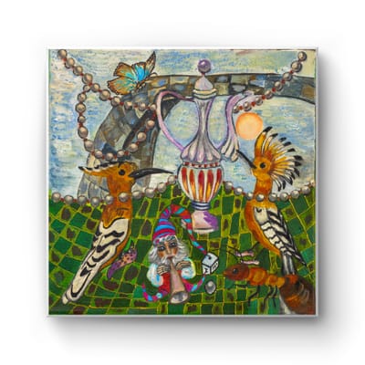 A fire in a flickering vessel