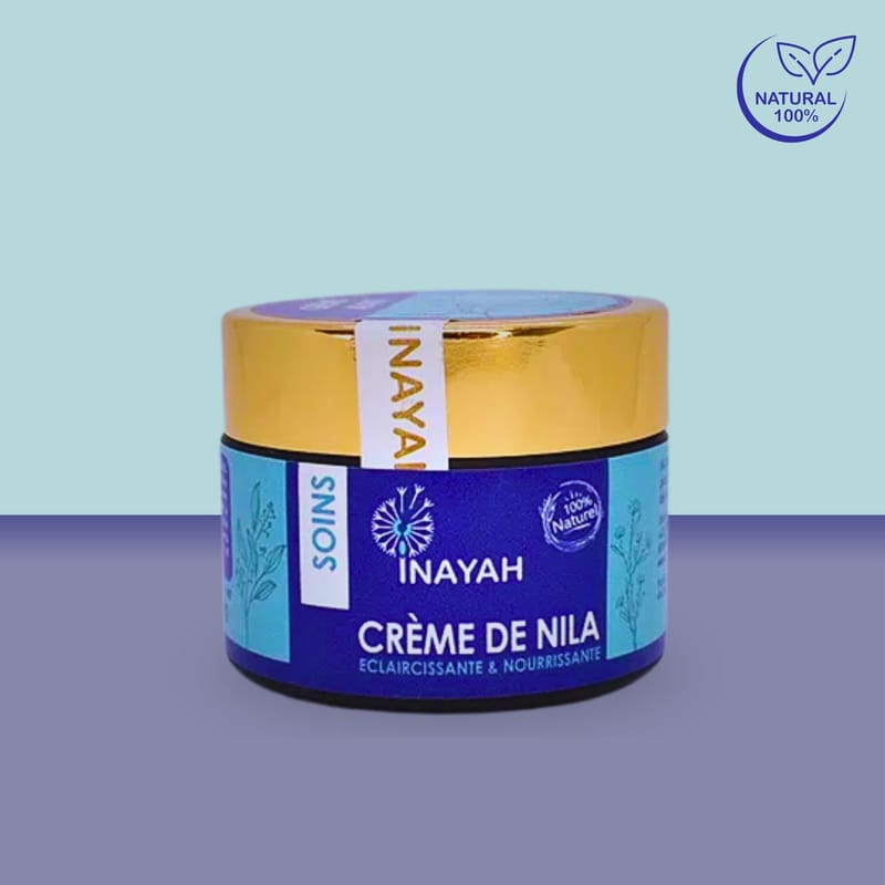 Crème Wadaa Et Nila Bleu - Nourrissante Et éclaircissante - 100g - Naturelle - Maroc