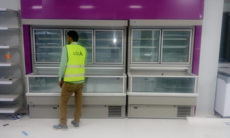 بعض الصور من اعمالنا { تجهيزات سوبر ماركت }