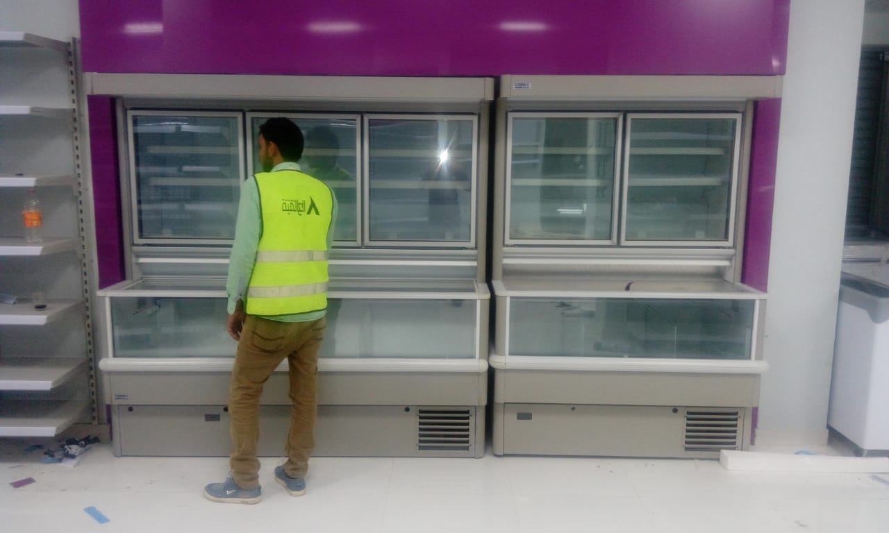 بعض الصور من اعمالنا { تجهيزات سوبر ماركت }