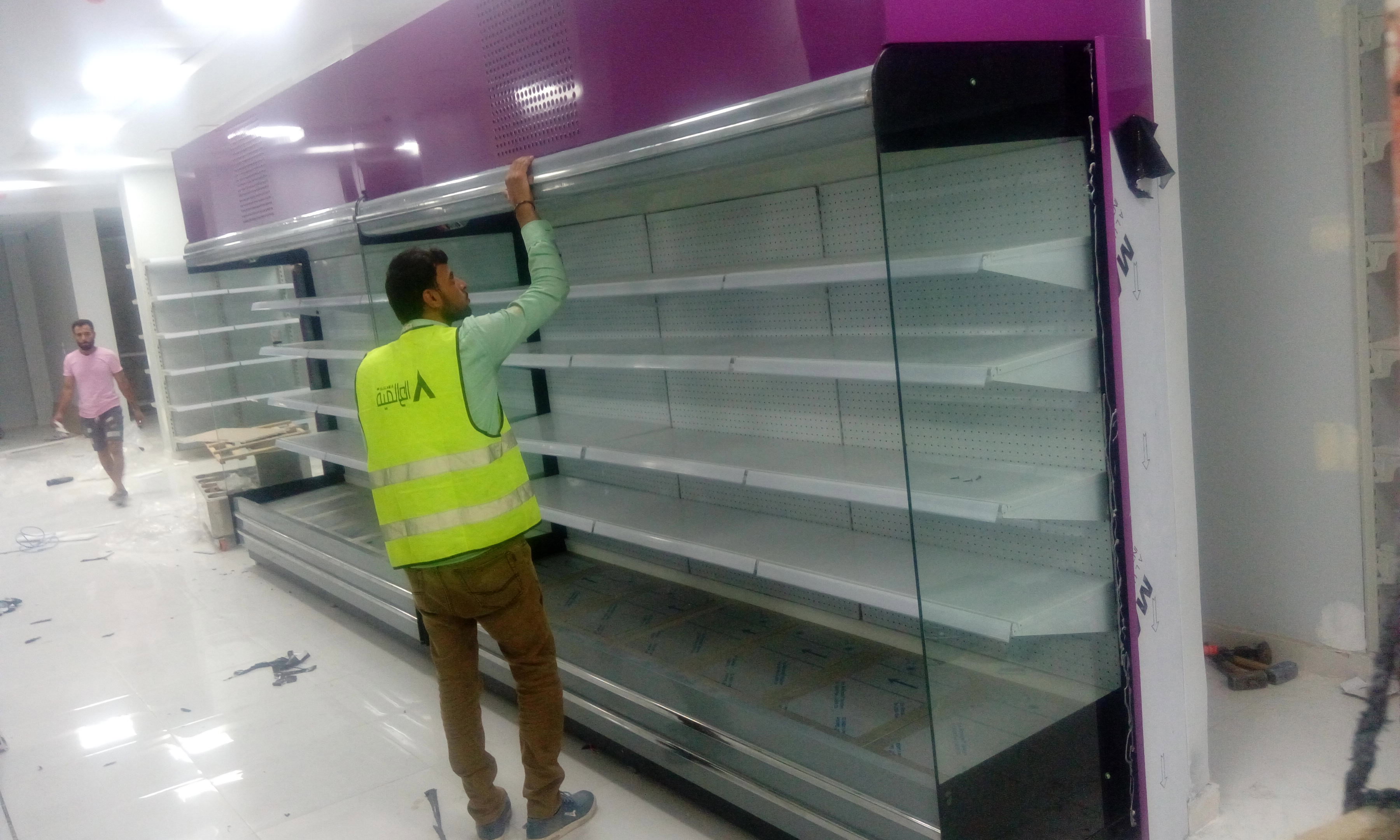 بعض الصور من اعمالنا { تجهيزات سوبر ماركت }