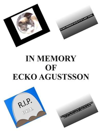 Memory of Ecko Agustsson