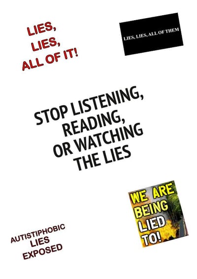 Stop Listening, Reading, or Watching The Lies