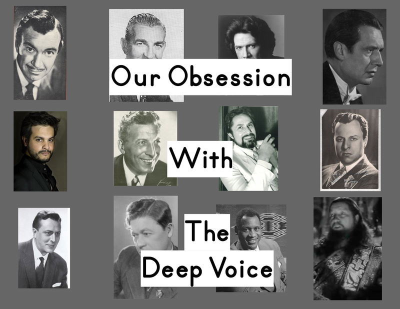 Released Our Obsession With The Deep Voice now online.