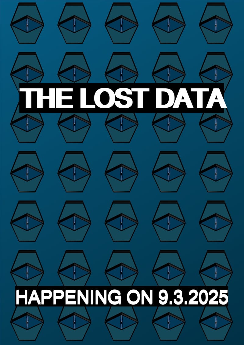 Our documentary poster of The Lost Data