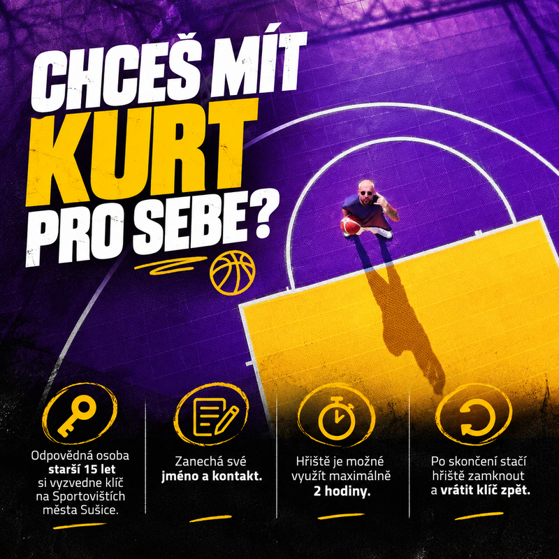 Chceš mít kurt pro sebe?