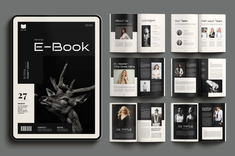 Jotters, Magazines, Calendars Ebooks etc.
