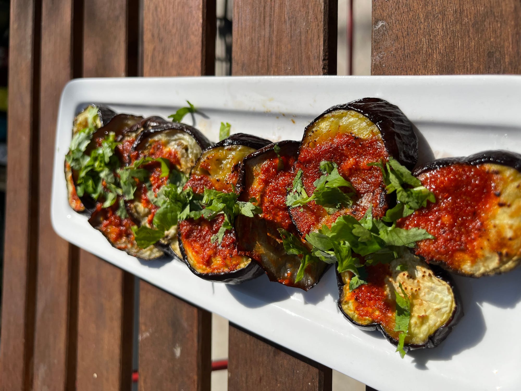 סלט חצילים עם צ׳רמלה