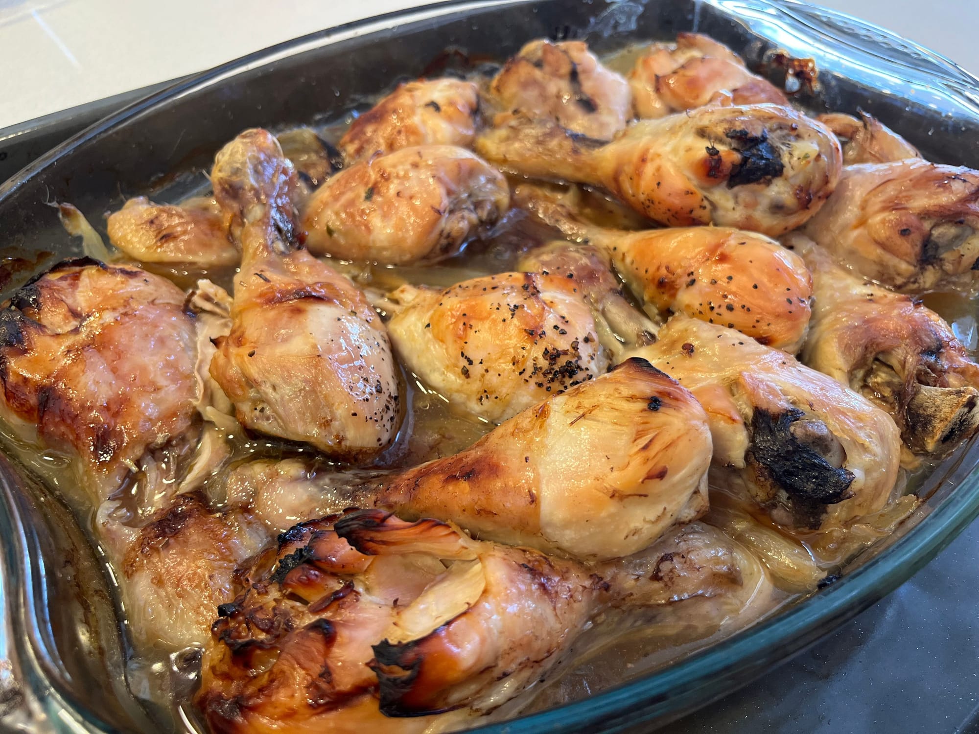 עוף בדבש ובצל !!