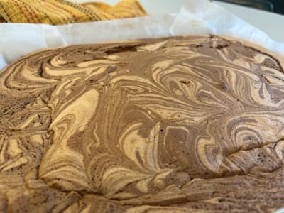 עוגת שיש עננים עם טריק !