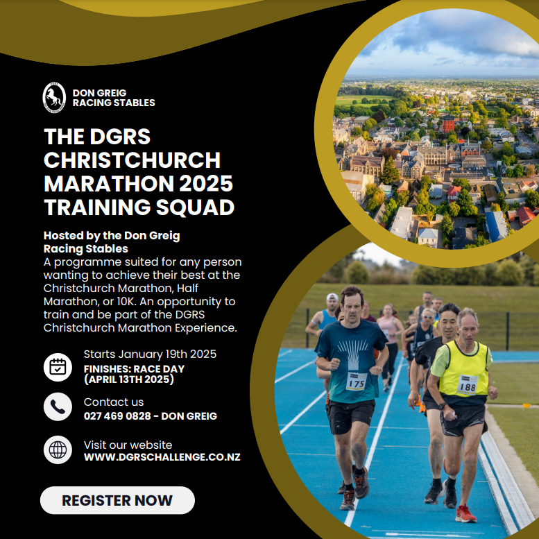 DGRS Christchurch Marathon 2025 Training Squad